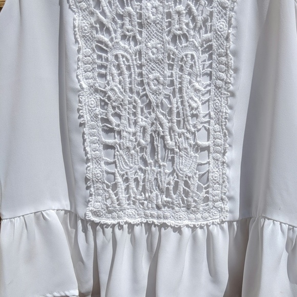 Crochet white top - Picture 2 of 4